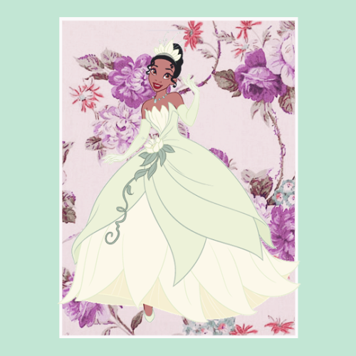 animacia:  flower princess // tiana 