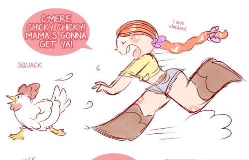 princesscallyie:  After 3 weeks- a month, this dump/comic is finished! This cute farm date” seems like the usual outing but it seems like Jack is crushing on Clay (I mean he’s technically his type) and Prinny picks up on this momentarily, but then