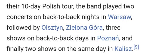 Bring Back Actually Long Tours, Fuck It, 10 Days Just In One Country. Bijelo Dugme Was Doing It Right