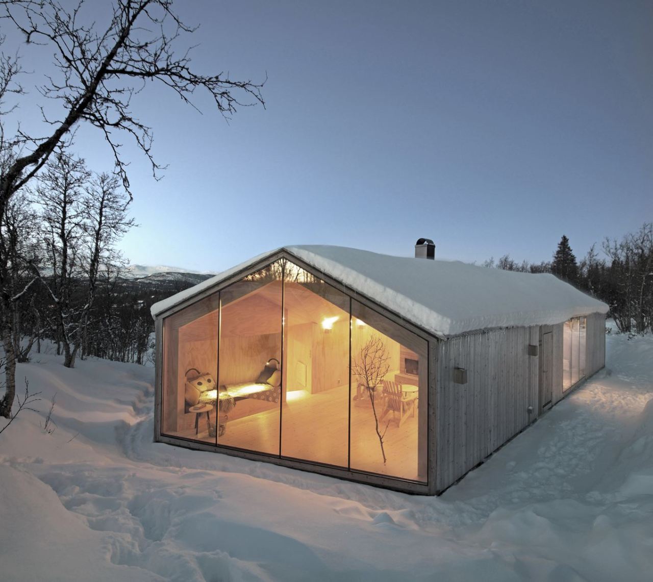 artchiculture:V-Lodge, Buskerud, 2013 - Reiulf Ramstad ArkitekterMore pictures: http://bit.ly/1C4Q0I5