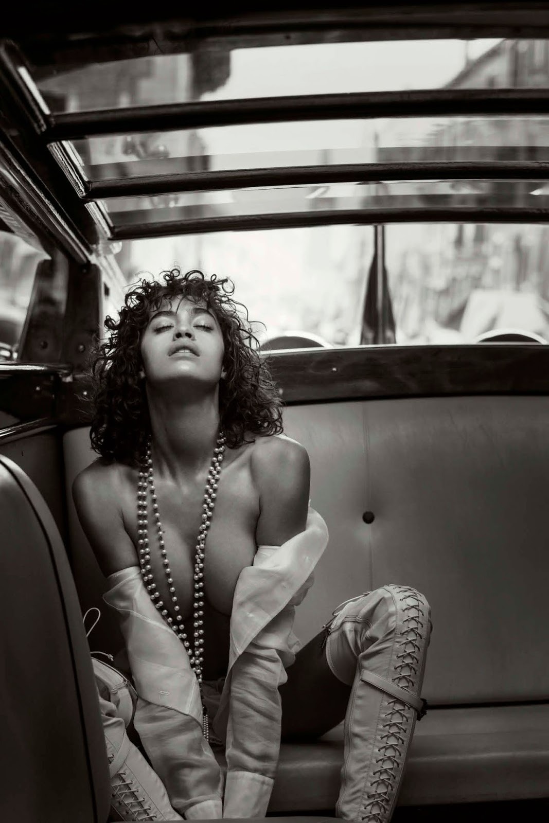 designerleather: Alanna Arrington by Gilles Bensimon for Maxim March April 2018 