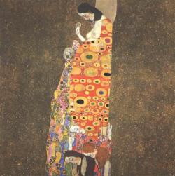 gustavklimt-art:    Hope II  1908  Gustav Klimt  