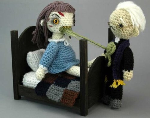 Just in time for Halloween: a crochet version of The Excorcist