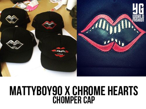 CL updated he Instagram with a photo of herself throwing Mattyboy90 x Chrome Hearts Chomper Cap up i