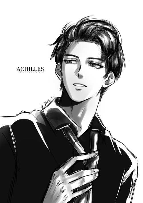  My OC, Achilles! I didn’t expect he’ll turn out like this lol 