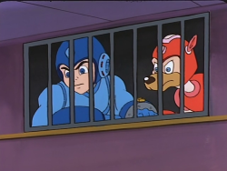 smugsbunny:  drlightstaresintospace:  Megaman Breaks both physics and into the meeting.          