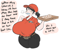 fluffernubber: Lara Ravencroft delivering pizza hope ya like lukewarm breadsticks 
