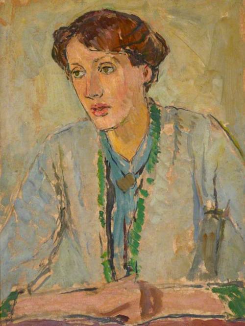 Virginia Woolf (1882–1941), c.1912. Vanessa Bell (English, 1879-1961). Oil on panel.