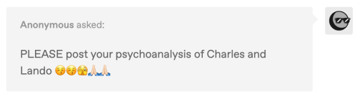 Eventually! As A Compromise, I Have Collected Some Critical Charles And Lando Primary Sources Here To