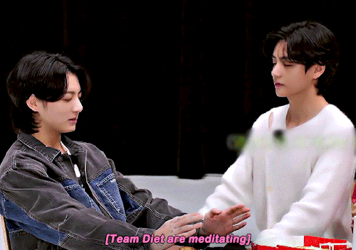 Taekook Resisting The Temptation To Cheat On Their Diets
