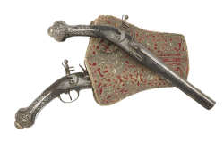 peashooter85:  A pair of silver inlaid flintlock