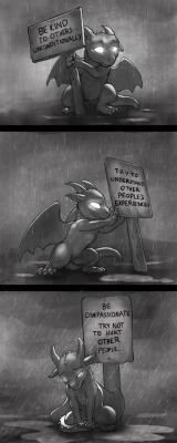 dovewithscales: kyrothedragon:  firebirddragon: i’ve been feeling a bit down about the world lately.  Oh my god…*Runs to bring the little guy a towel and hot cocoa*  This is some very compelling work.  This is really special