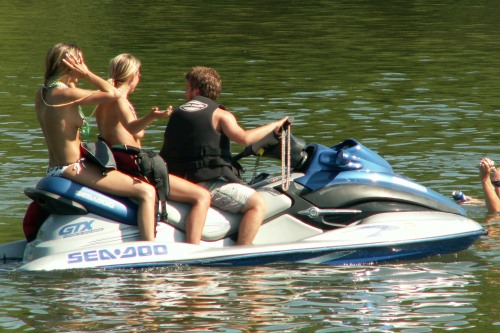 Party Cove Lake Ozarks - Waverunner topless