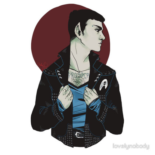 eternal-october:Punk!Star Trek.from http://www.redbubble.com/people/lovelynobody/portfolio?ref=carou