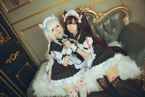 Nekopara Cosplay~Chocola cn : ReikoMiiaoVanilla cn : Sally Dorasnow ( twitter.com/iamdorasnow)for mo