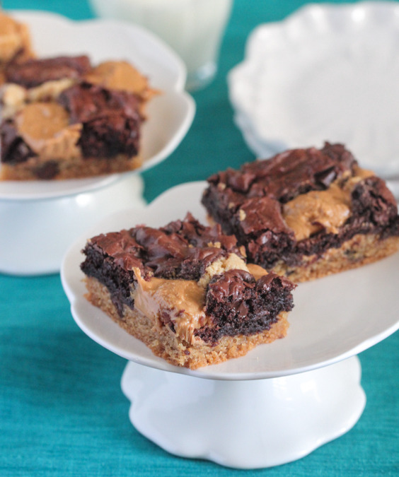 foodffs:  Chocolate Chip Peanut Butter Truffle Brookies Really nice recipes. Every