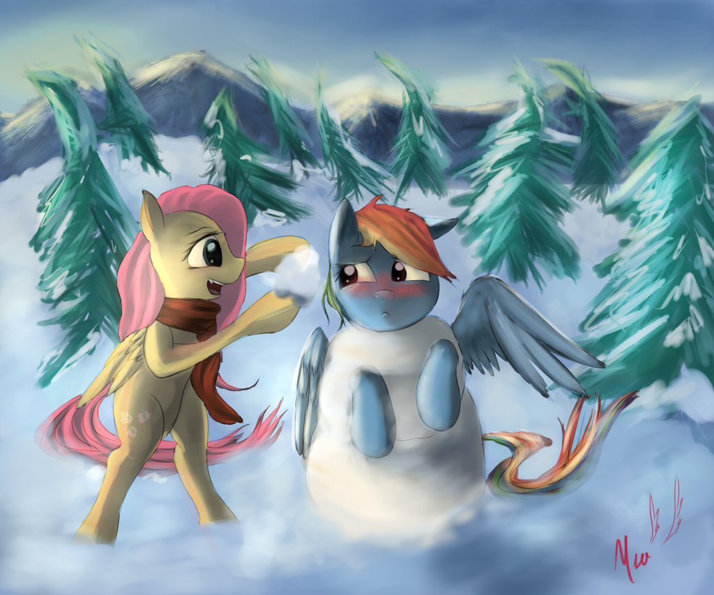 Snowman Dash by Miokomata  &hellip;.too&hellip;. CUTE&hellip;.