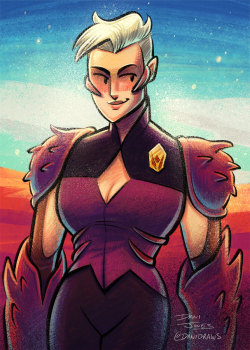 danidraws:A Scorpia sketch for one of my Patreon patrons. Loved drawing this one!