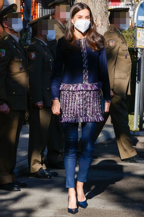 February 18, 2022: Queen Letizia chaired a work meeting on the occasion of the 150th anniversary of 