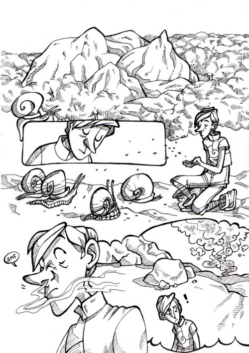 This week I pretended to be a comic artist for one page.