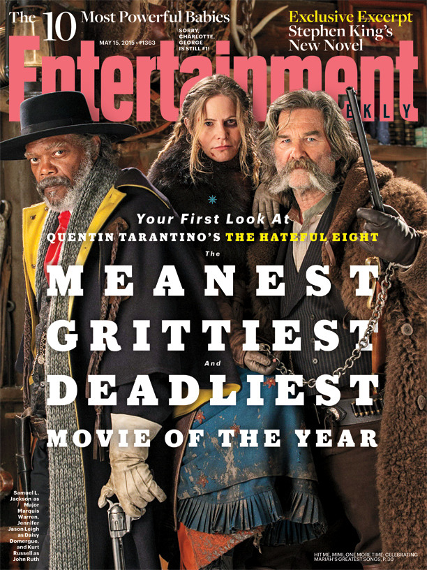 We have your first look at Quentin Tarantino’s The Hateful Eight, the meanest, grittiest and deadliest movie of the year.
Photo credit: Andrew Cooper for EW.