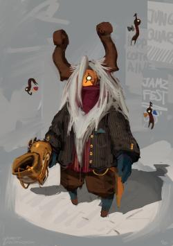 lolskinconcepts:  Jazz Bard Concept by quietvictories (reddit) (deviantart)