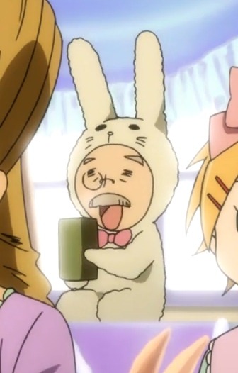 young-lord-phantomhive:  TANAKA IN THE BUNNY COSTUME IS THE CUTEST THING I’VE EVER