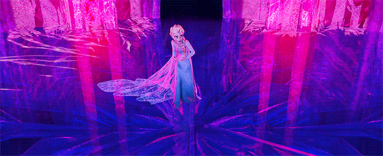 caroldanverts:“When the newly-crowned Queen Elsa accidentally uses her power to turn things into ice