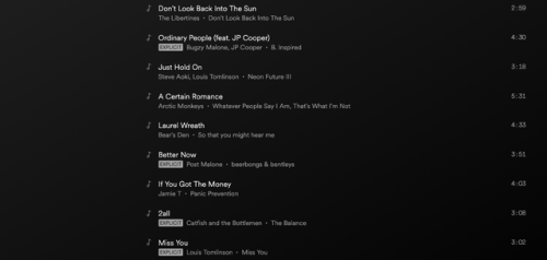louistomlinsoncouk: Louis’ 28 Songs playlist has been updated (HERE the old one)