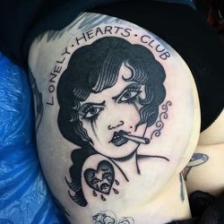 sacredelectrictattoo:  Lonely hearts club by wolfspit email sacredelectrictattoo@gmail.com for appointments