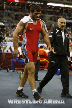 wrestler-bulges:  Timo Kallio and Vasil Imerlishvili on