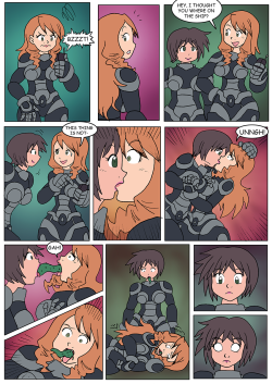 dydidwhat:  A comic commission from 2013, starring original characters. Part 2/2Click here for part 1