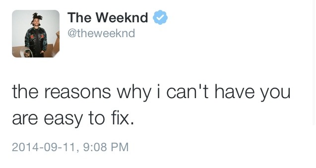 The Weeknd.