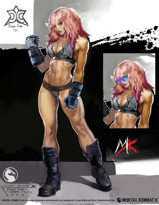 bigdeadalive:  jrjrjrjrjrt:  seriously who at designing table saw this and was like nope this not what we want in a character. I hope it will at least be a costume or something no wait seperate character alternate universe cassie cage aka “The Cage” 