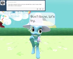 asktrixandberry:  Trixie: [Cuteness Intensifies]