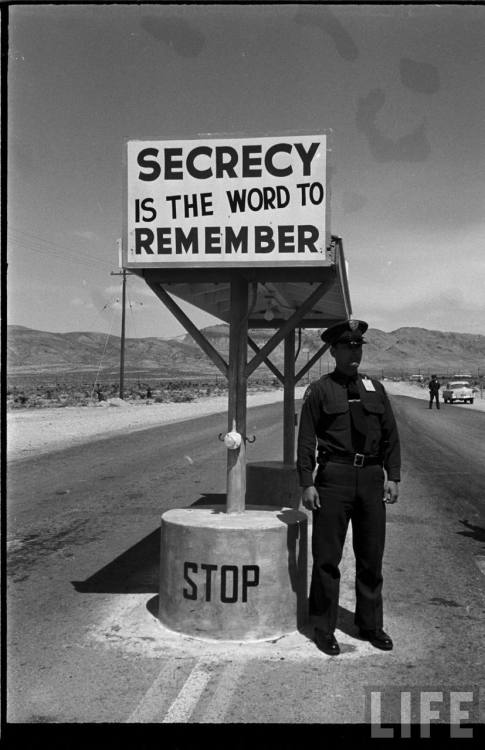“Secrecy is the word to remember”(Carl Mydans. 1953)