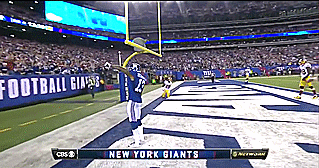 kickoffcoverage:    KICKOFF COVERAGE’S HIGHLIGHTS OF THE WEEK: WEEK 3   Eli manning finds Odell Beckham Jr. for the score vs Redskins