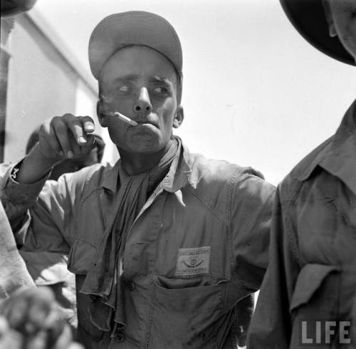 Testing desert equipment at the Yuma Proving Grounds(Loomis Dean. 1952)