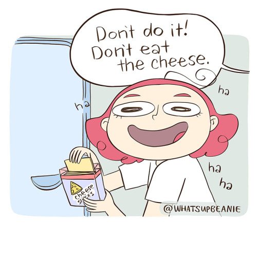 whatsupbeanie: I love cheese even though it hurts me. What’s your most FAVOURITE snack right n