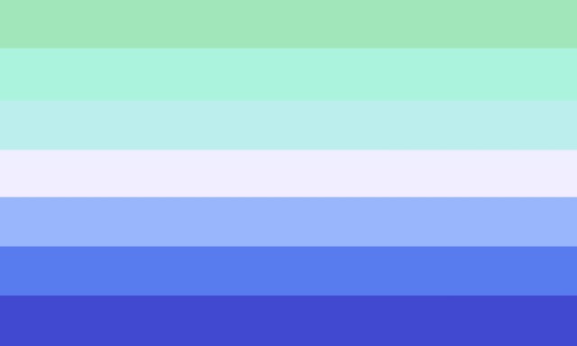 An image of a blank colour picked toothpaste mlm pride flag.