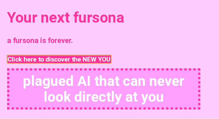 I clicked on the fursona generator on this post (here) and the first result I got