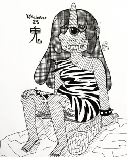 skeletonschoolgirl:  Yokaitober Day 28: Oni  “Oni