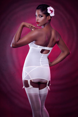 exclusivelyselectedlingerie:  kissmedeadlier:  Currently in pre-production - an ivory version of our staple multiway Vargas Dress, with removable straps.The underwired bra is a smooth, soft satin padded style with silicone for extra grip around the top.