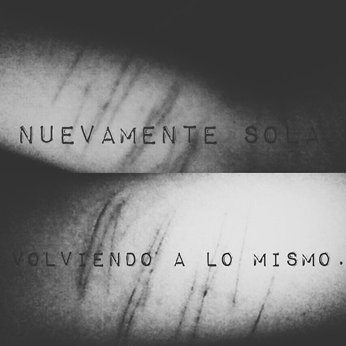 Smile, nobody needs to know that you are not fine.