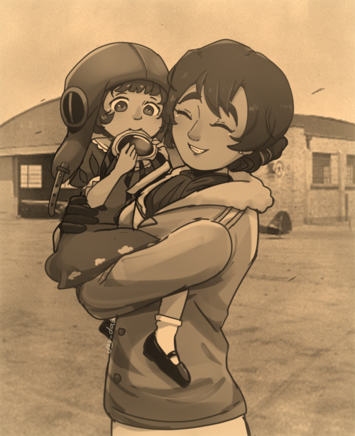 A Mother And Her Little Girl