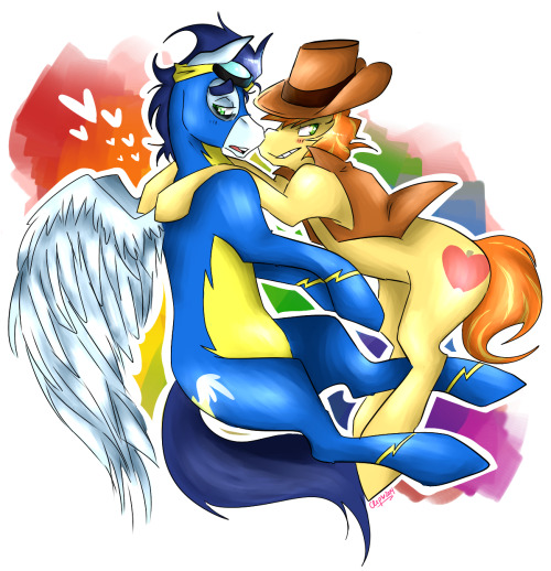 braeburn-corner:  cottonsulk:  clepony:  it’s kind of late, but here are some gay ponies for pride week ♥   it’s been so long since i properly colored something omfg transparent version  <3  Such pride Many queer Much fabulous  c: