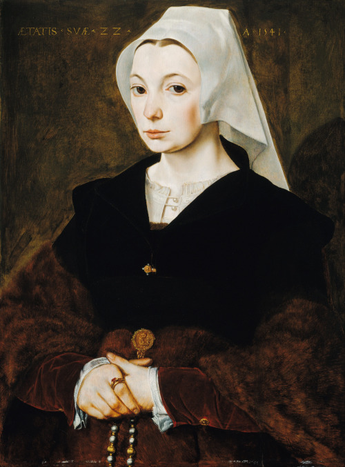  Portrait of a young woman by Master of the 1540s, 1541