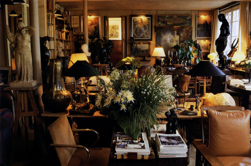 patrickhumphreys:An antique dealer’s apartment in the 12th arrondissement of Paris.General vie