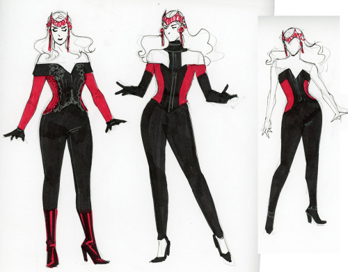 kevinwada:Thought why not repost the explorations that led to my #ScarletWitch redesign for Marvel c
