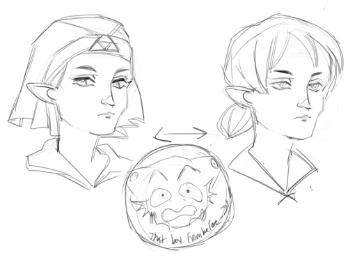 couple of zelda doodles :^)